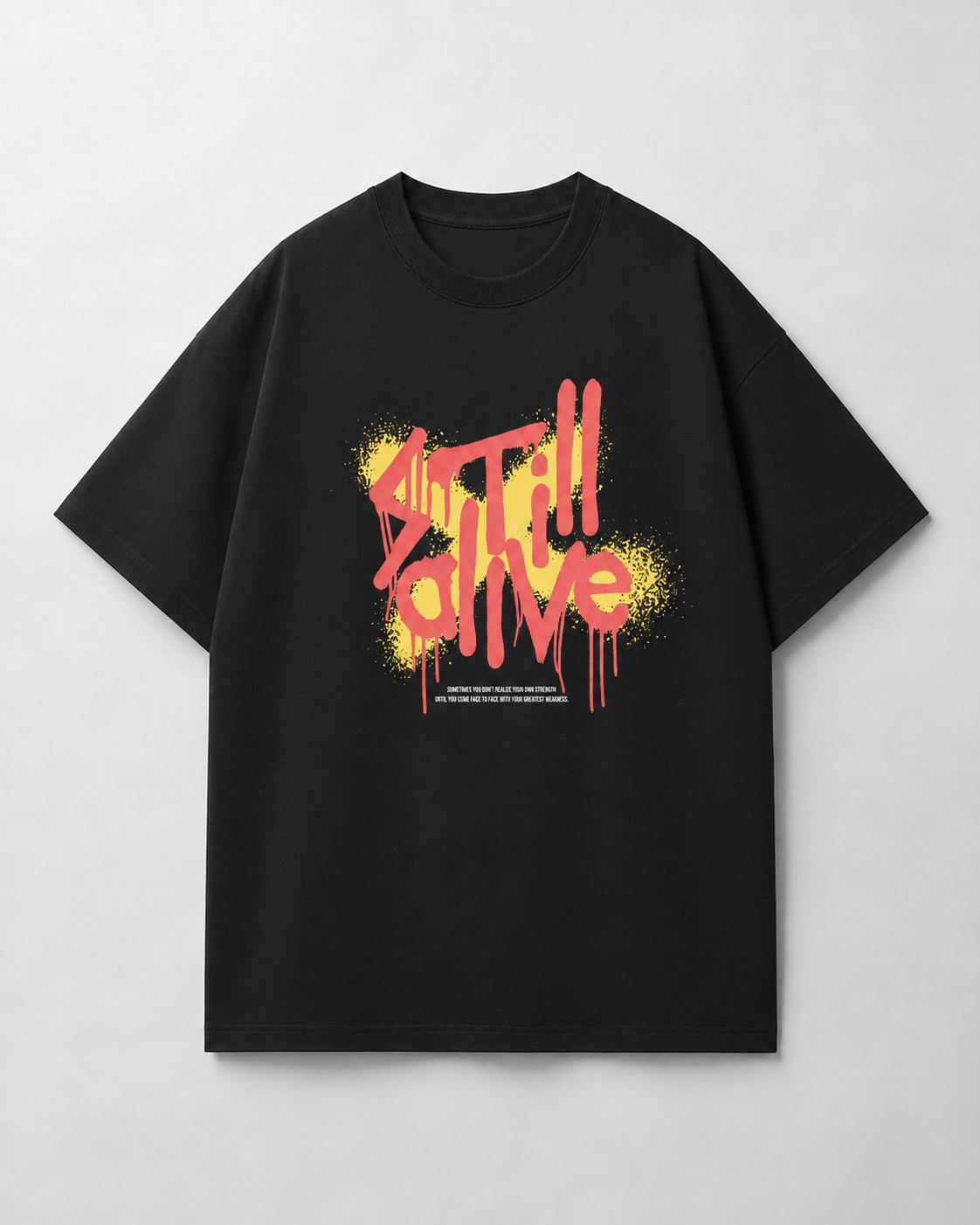 Still Alive Graffiti Graphic T-Shirt