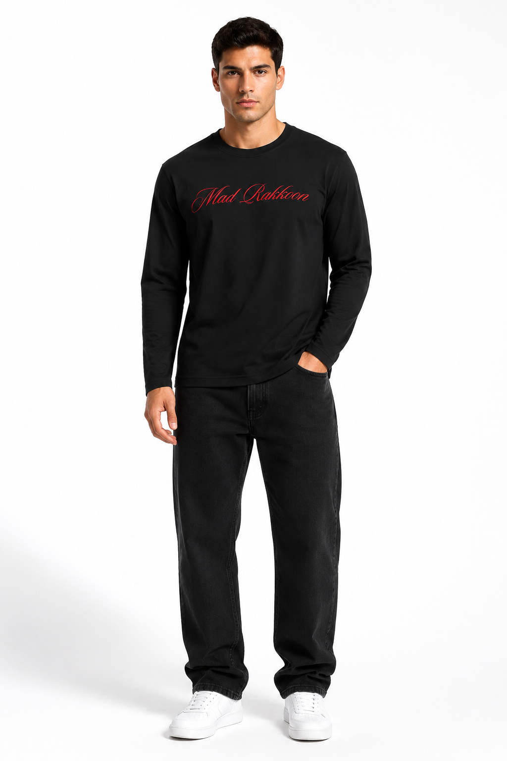 Play to Win Chess Graphic Long-Sleeve T-Shirt – Black