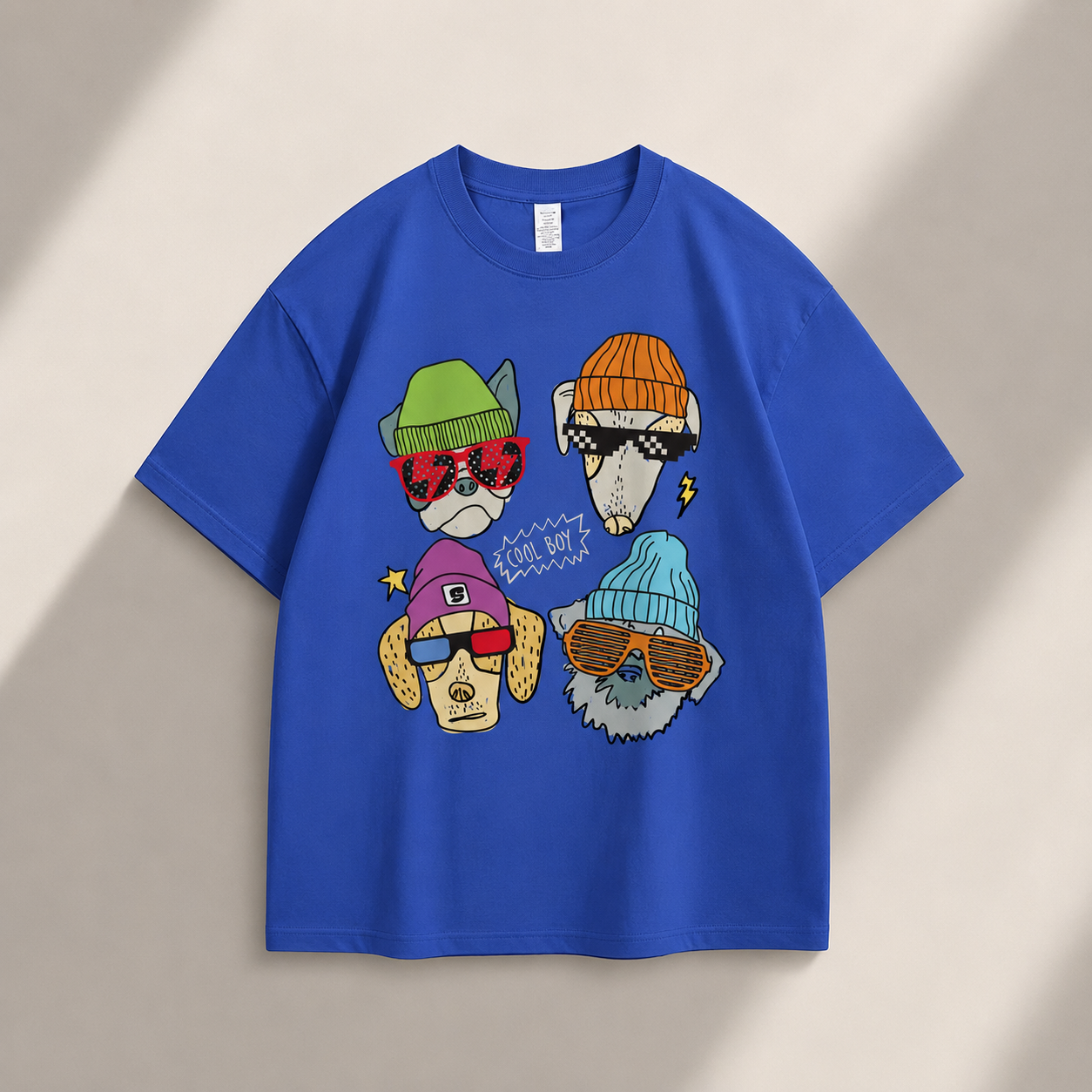 Cool Boy Dogs  T-Shirt