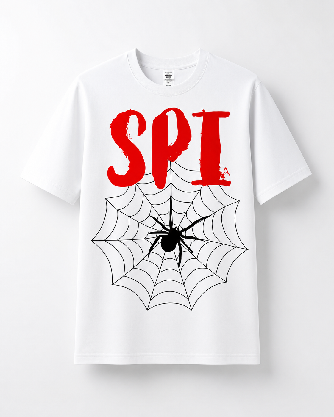 White Graphic Cotton T shirt