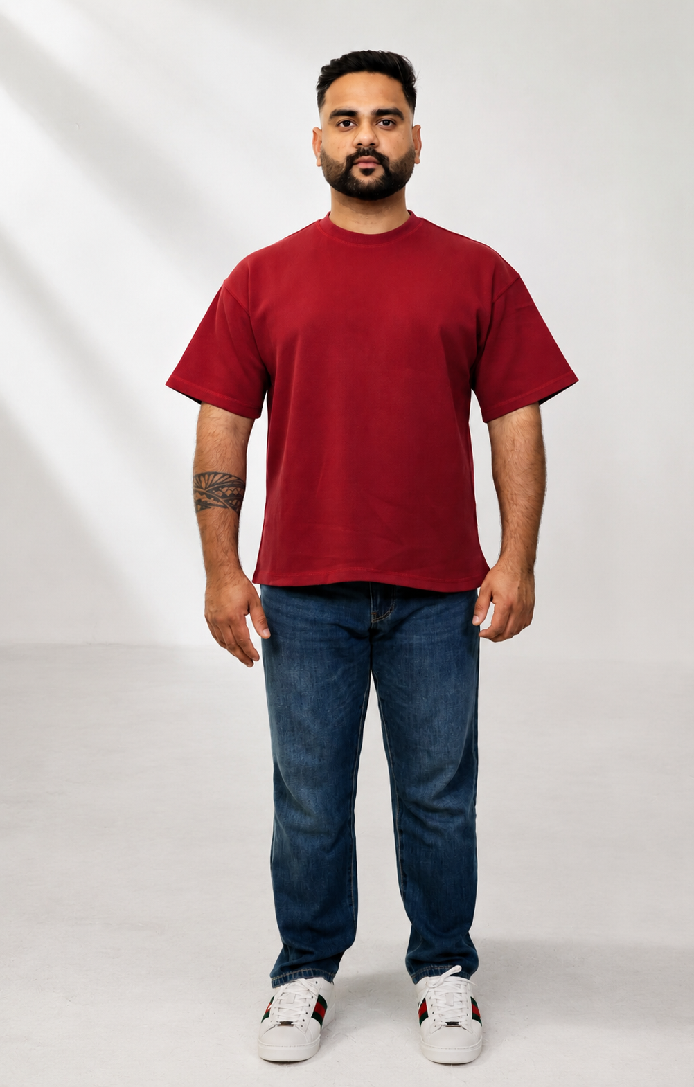 Red Baggy Heavyweight T-Shirt