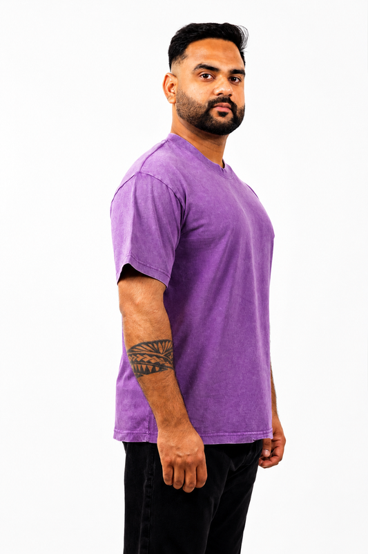 Purple Washed Oversized T-Shirt