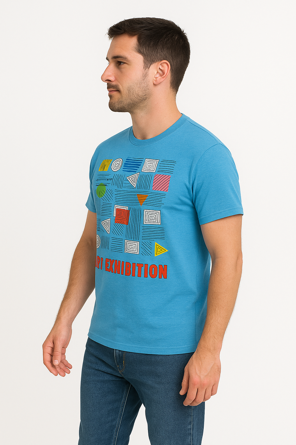 Art Exhibition Retro Graphic Tee – Premium 100% Cotton | Mad Rakkoon