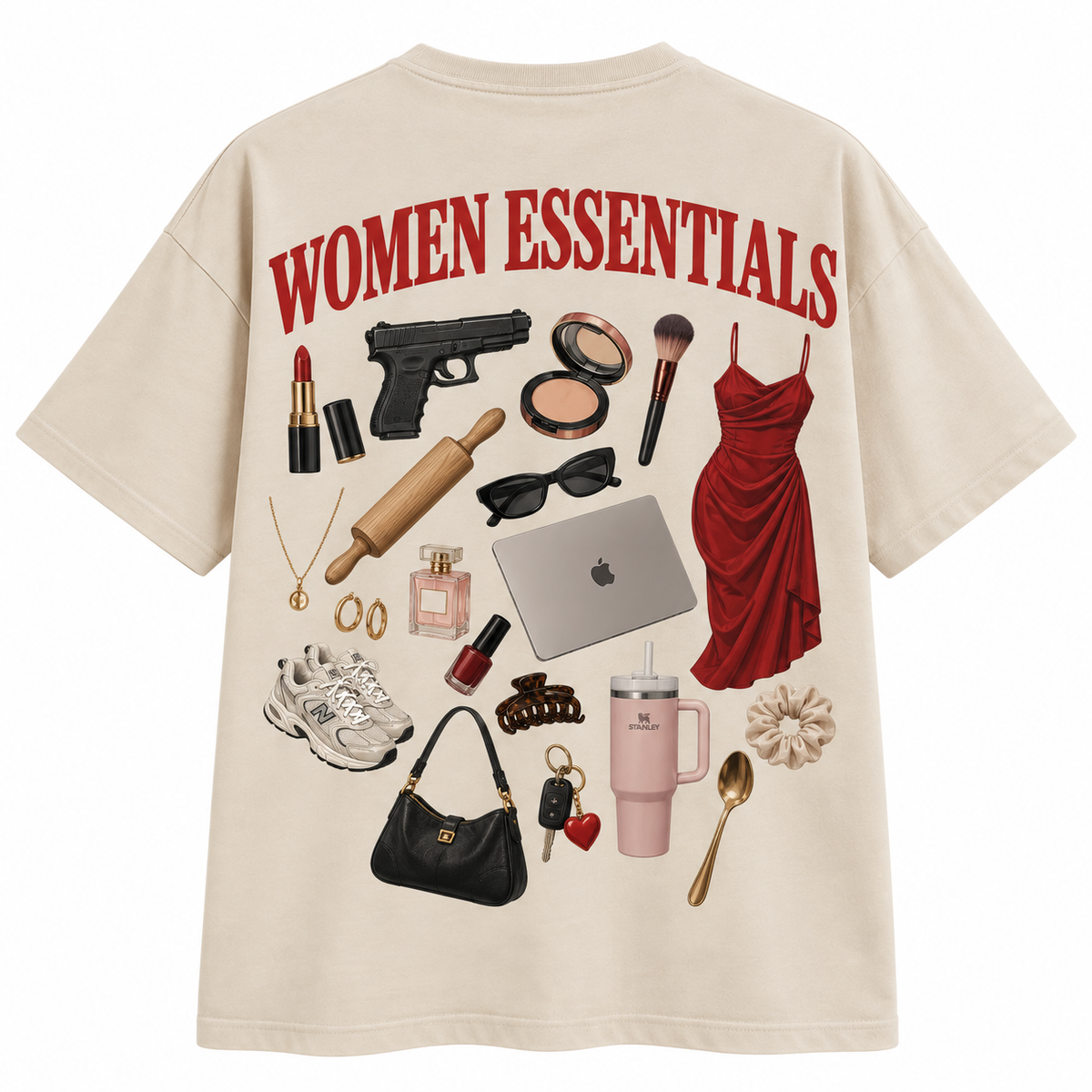 Women Essentials Oversized Graphic T-Shirt