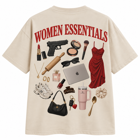 Women Essentials Oversized Graphic T-Shirt