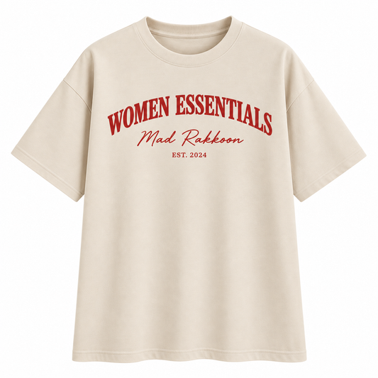 Women Essentials Oversized Graphic T-Shirt