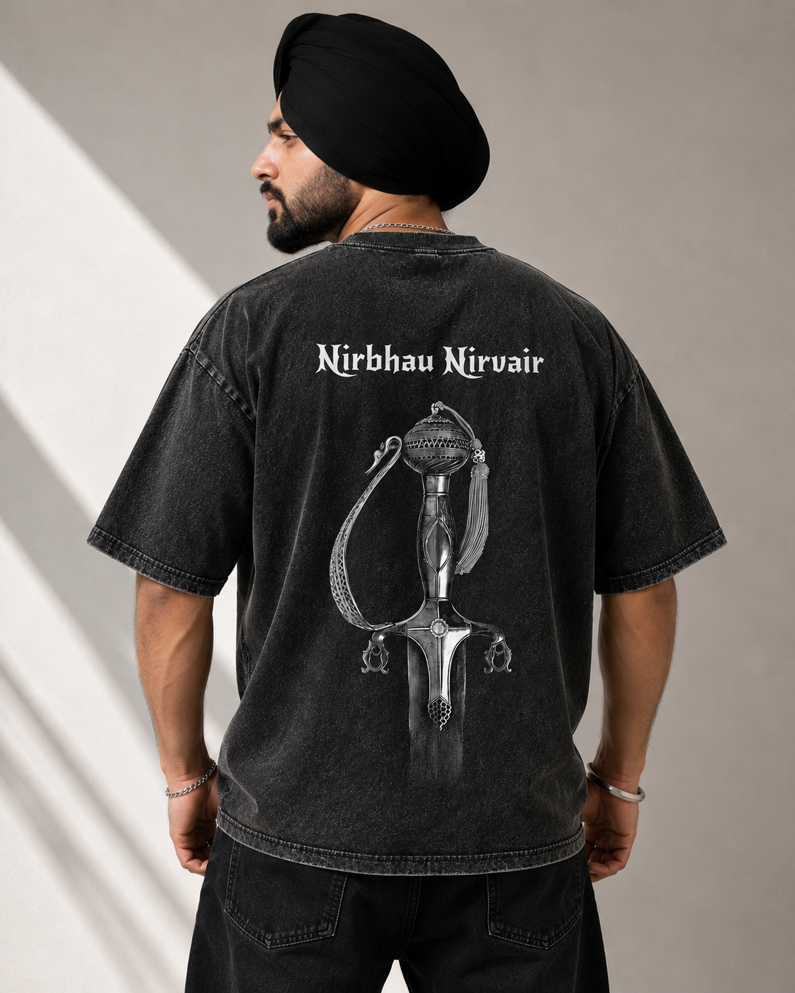 Nirbhau Nirvair Shastar Acid-Wash