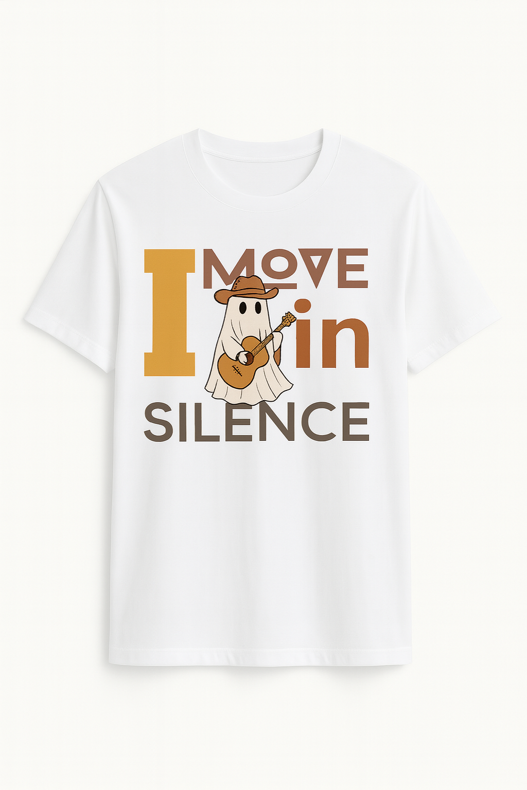 I Move in Silence – Cowboy Ghost Graphic Tee