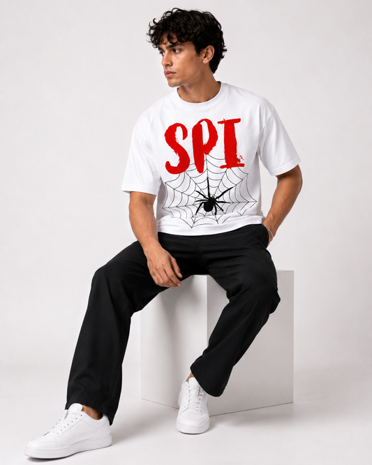 White Graphic Cotton T shirt