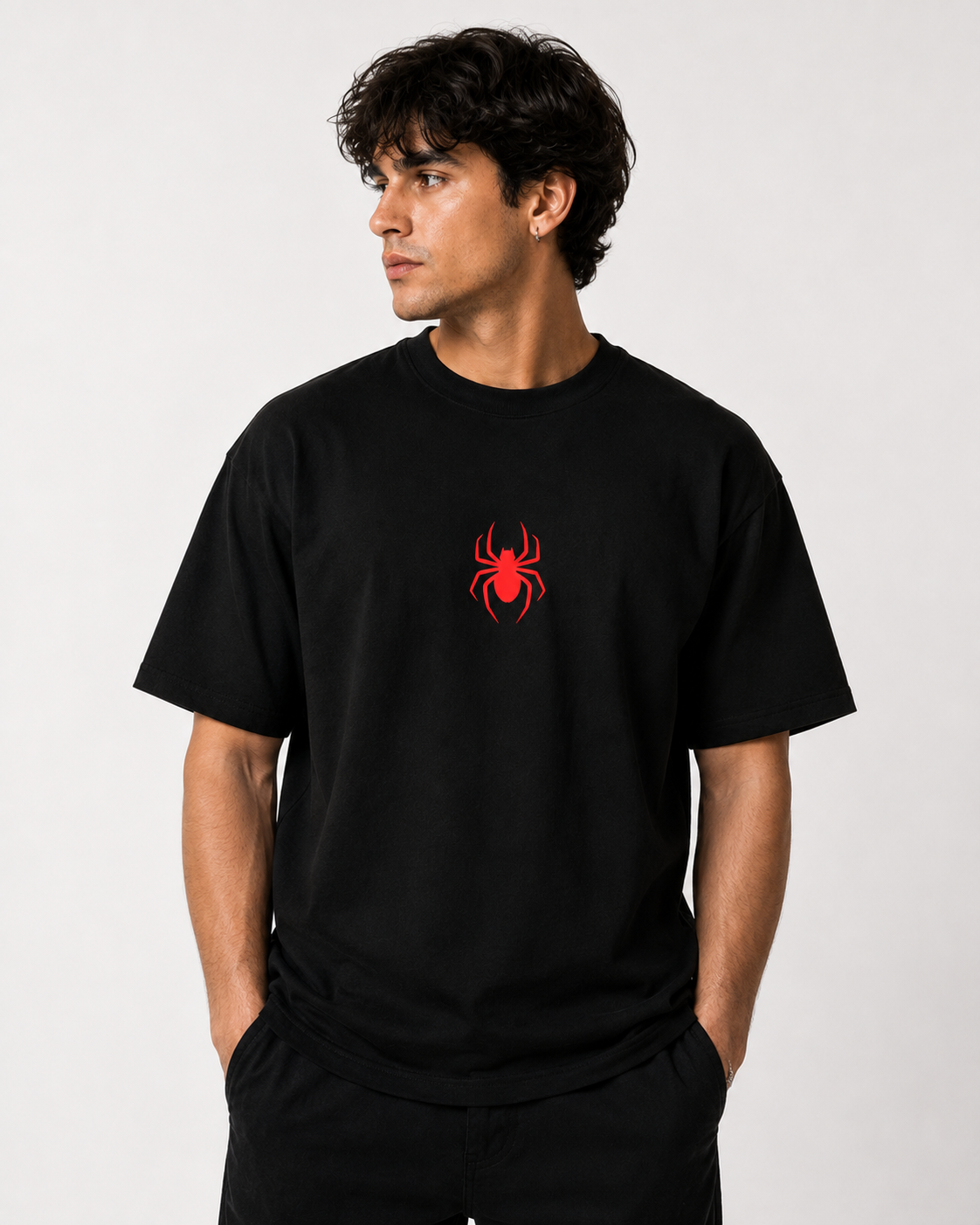 Black Graphic T shirt