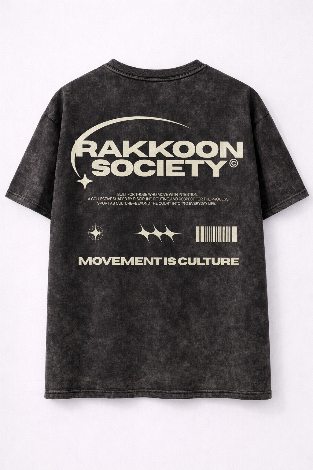 Rakkoon Society Oversized Tee