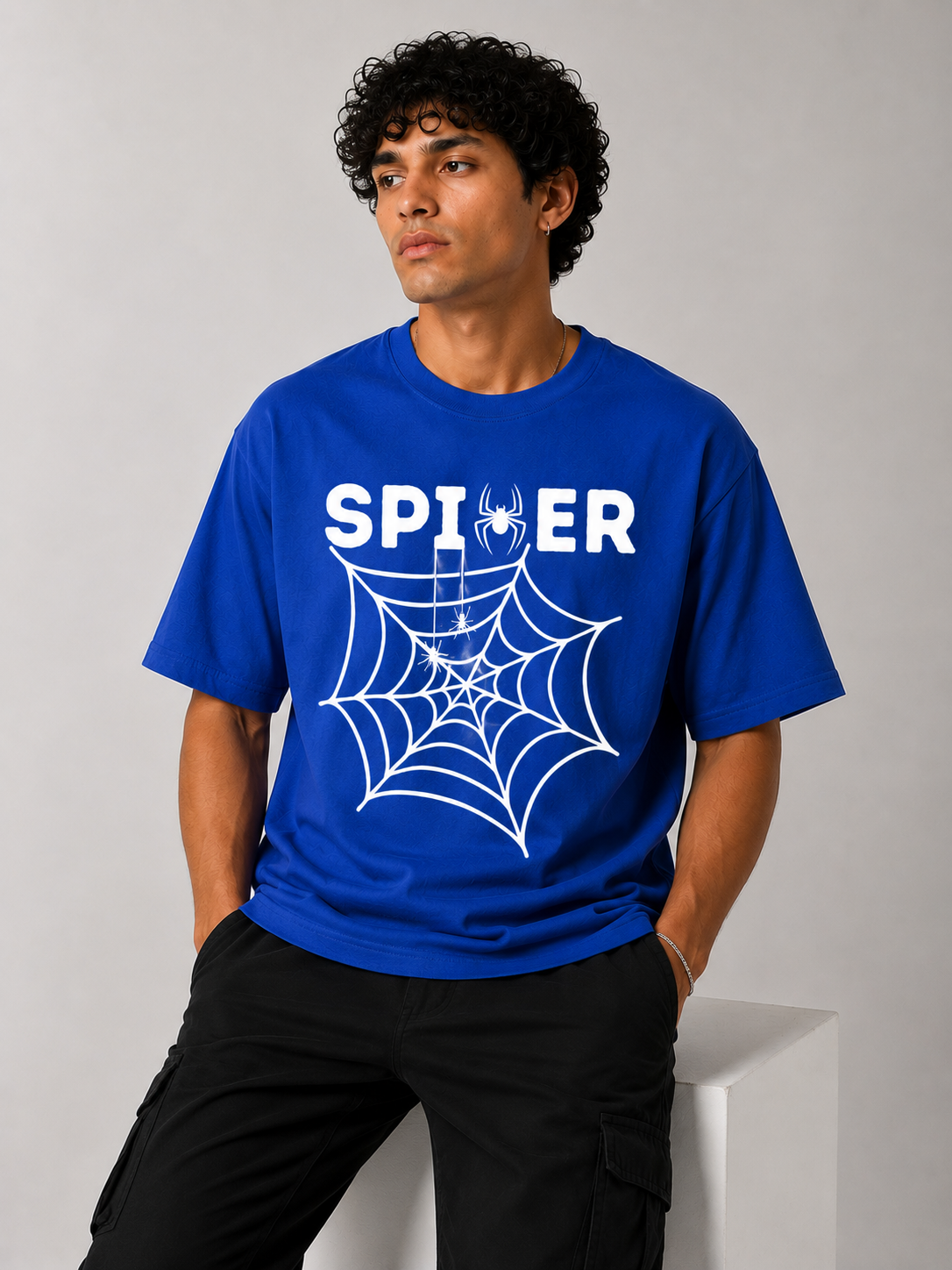 Blue Relaxed fit T shirt