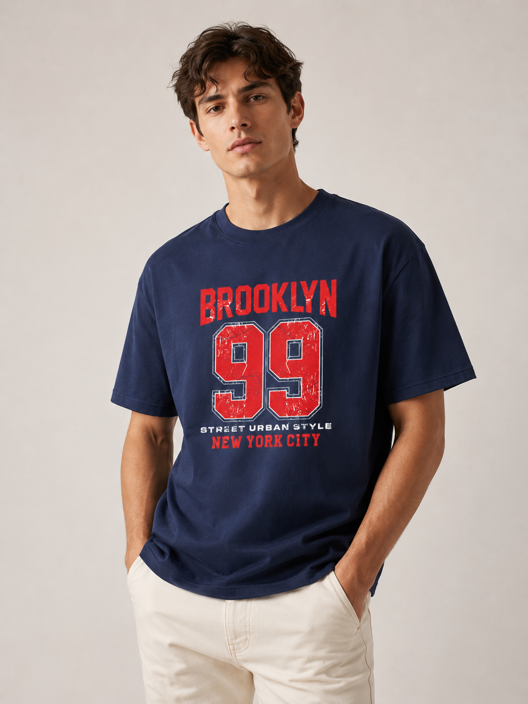 Brooklyn 99 Graphic Navy Blue  T-Shirt