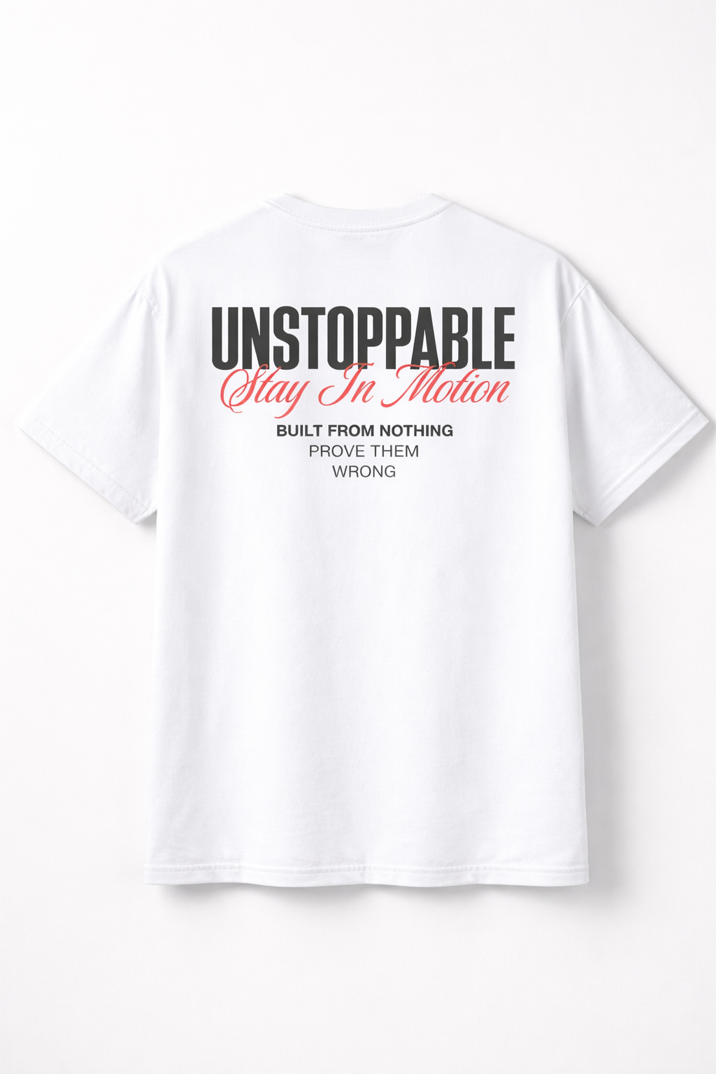 Unstoppable Motion Oversized 100% Cotton Tee