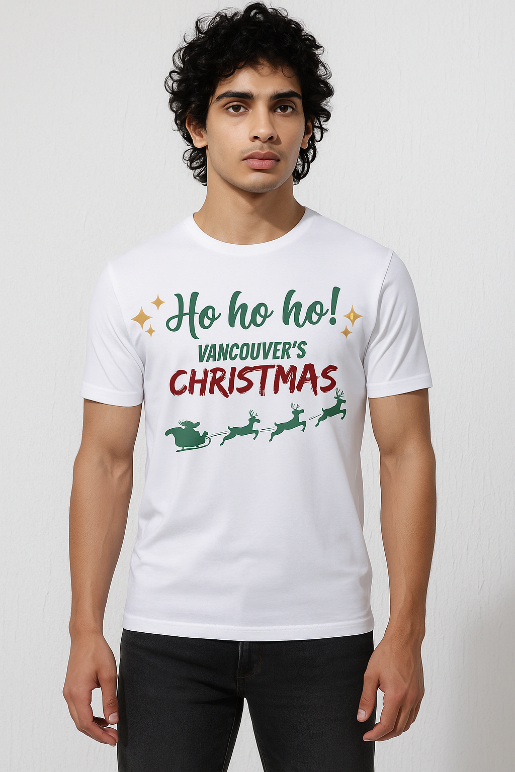 Vancouver Luxe “Ho Ho Ho” Christmas Edition Tee – Limited Holiday Release by Mad Rakkoon