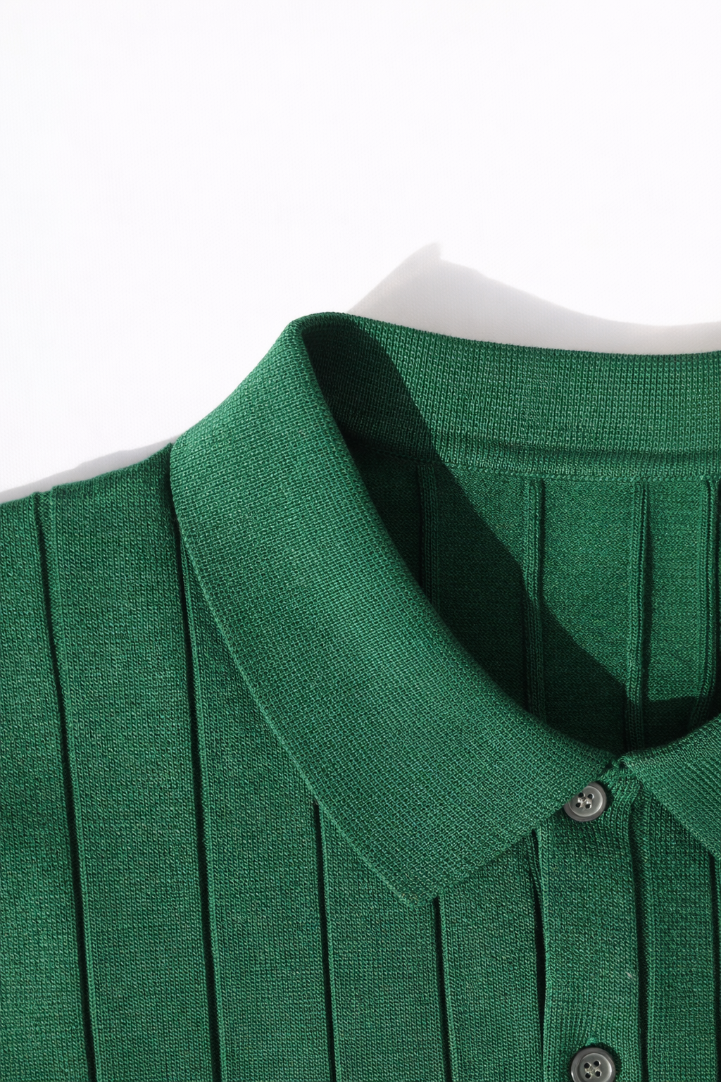 Textured Knit Black Tee