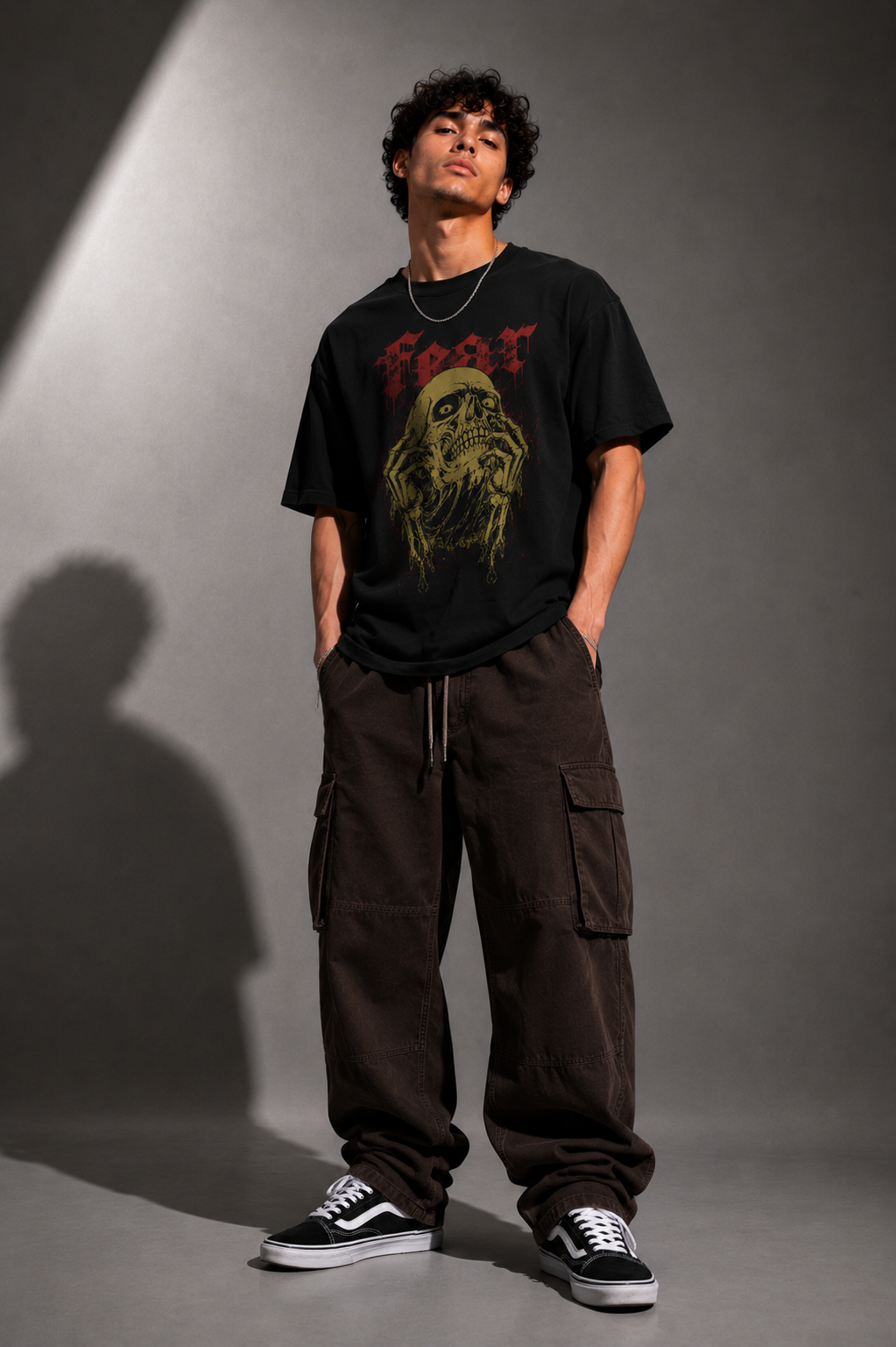 FEAR Skull Graphic T-Shirt