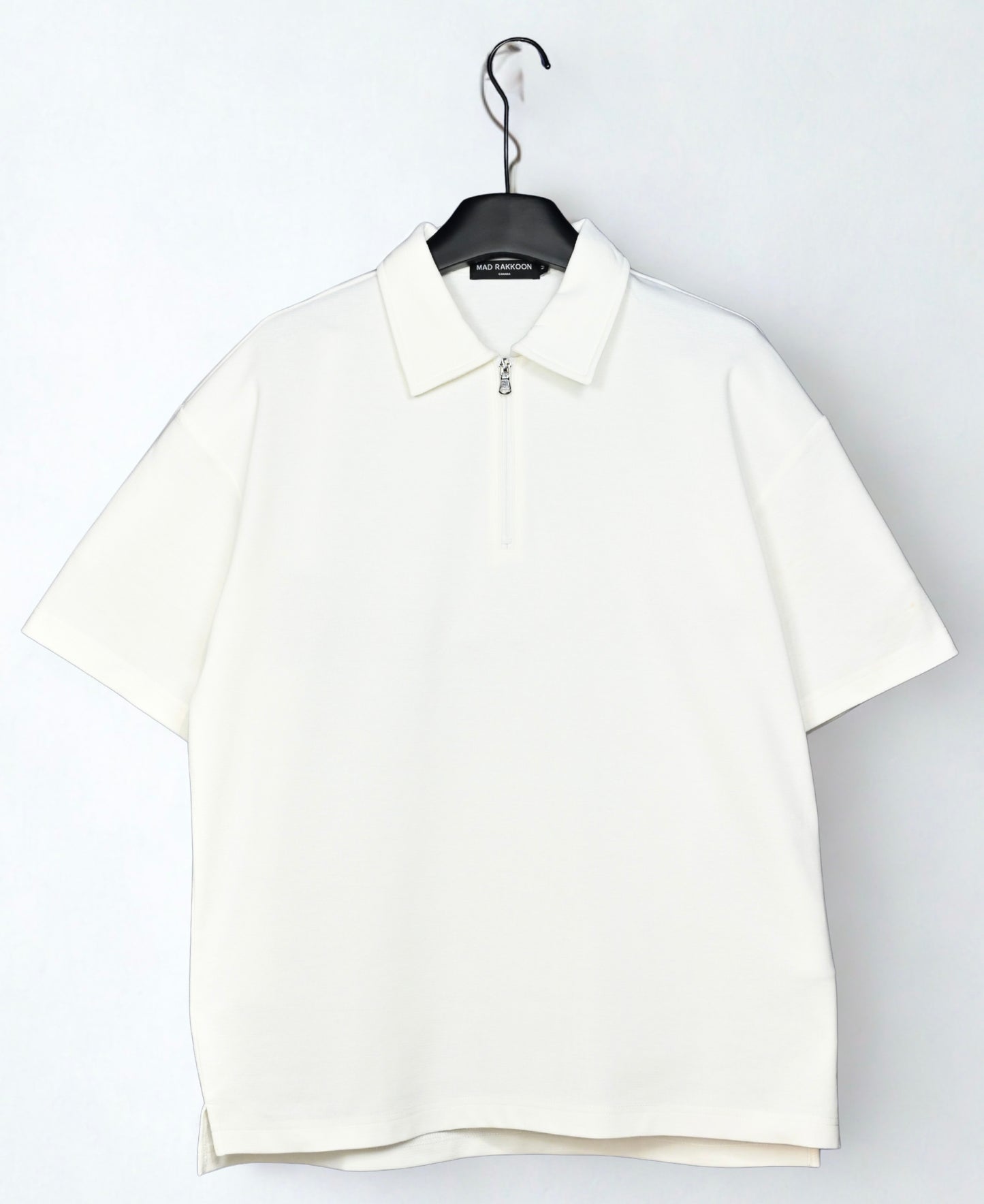 Relaxed Fit Zip Polo – Cotton Blend | Modern Minimal