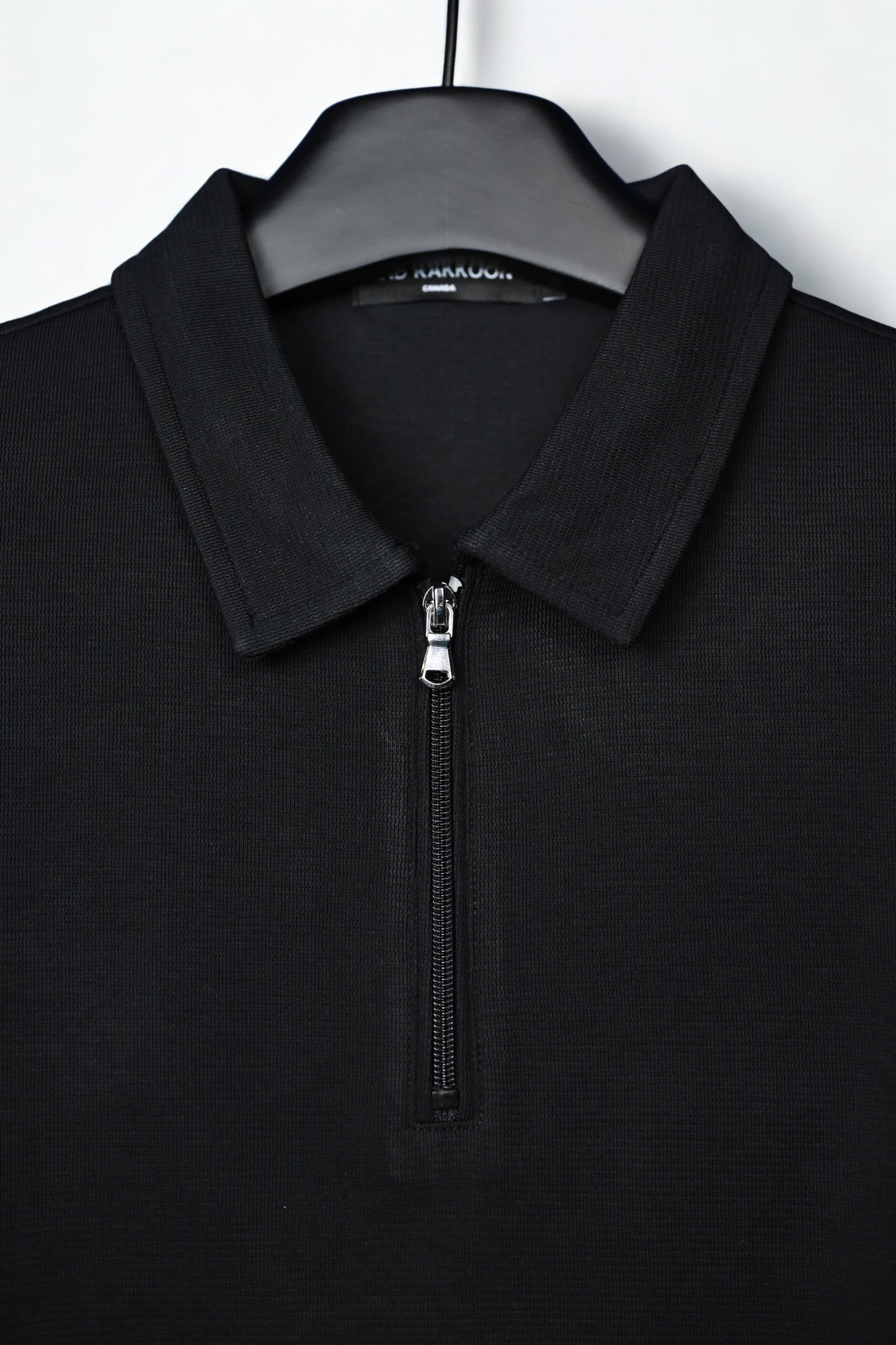 Relaxed Fit Zip Polo – Cotton Blend | Modern Minimal