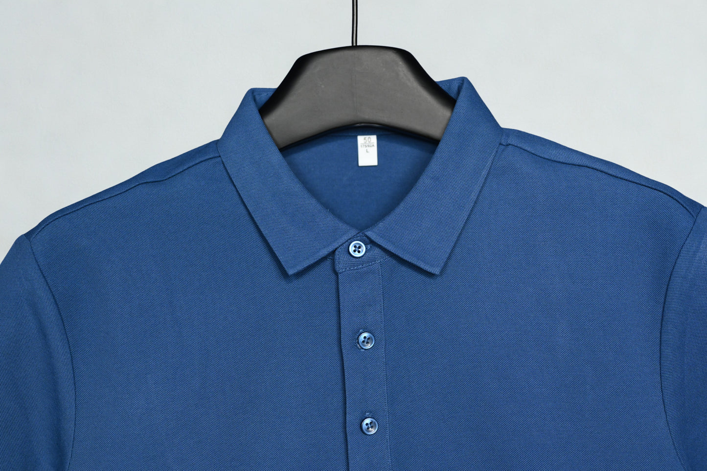 Slim Fit Summer Polo – Cotton Blend! Blue